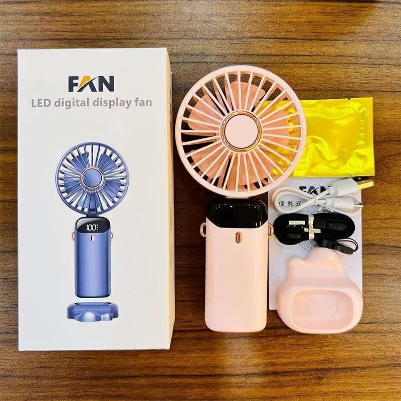 3-in-1 Portable Handheld Fan – Stay Cool Anytime, Anywhere!
