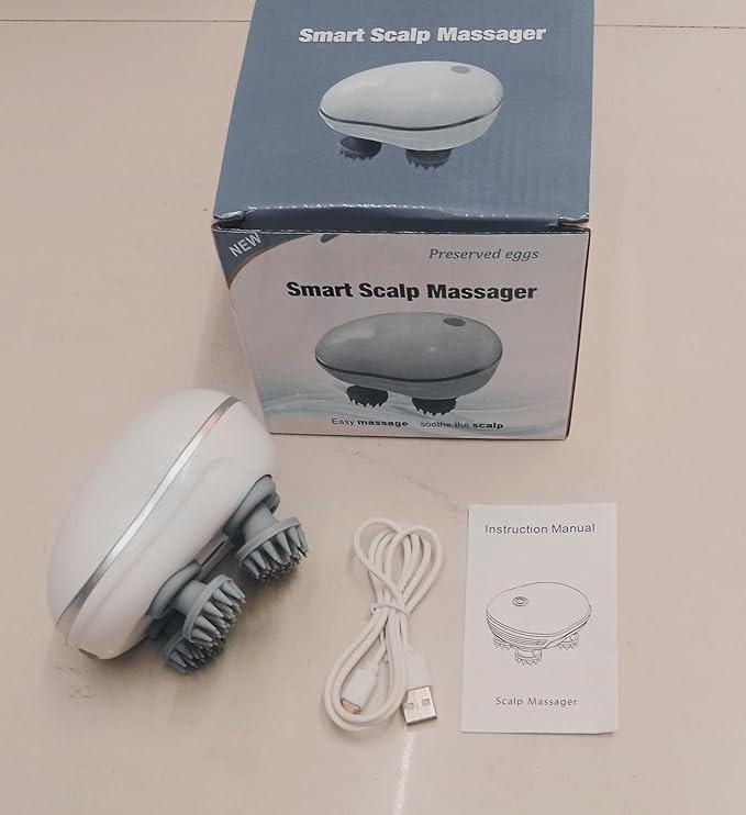 Electric Handheld Massager | Relaxing Body, Head, and Scalp Massager for Home & Travel