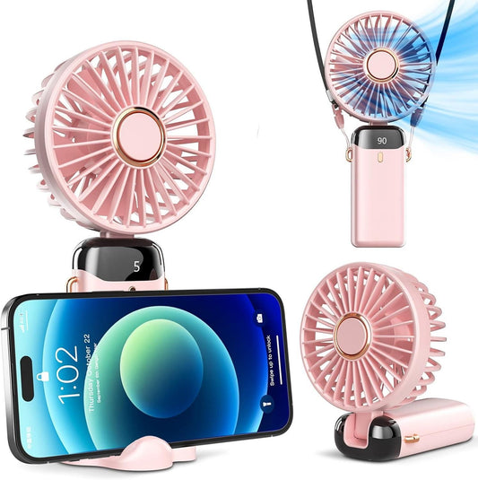 3-in-1 Portable Handheld Fan – Stay Cool Anytime, Anywhere!